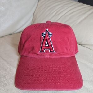 Red Baseball Cap with Logo